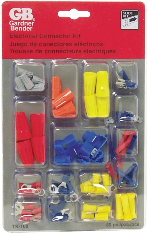 Gardner Bender WireGard 22-10 Ga. Insulated Wire Wire Connector Multicolored 80 pk