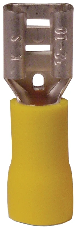 Female Disconnect, Solderless, 100-Pk.