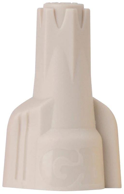 Hex-Lok Wire Connector, H1, Square Spring, Tan, 175-Pk.