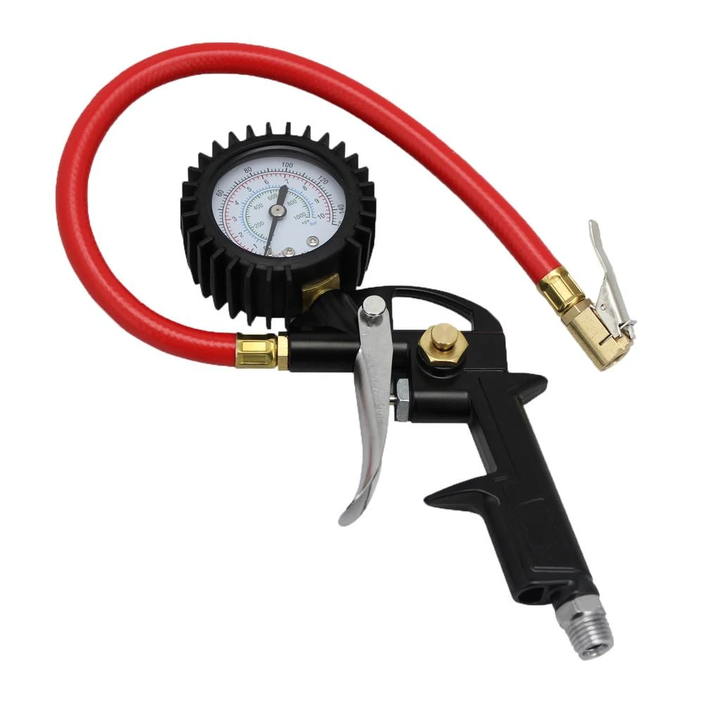 Ex0500d Digital Pistol Grip Tire Inflator With Easy-clip Chuck And Gauge