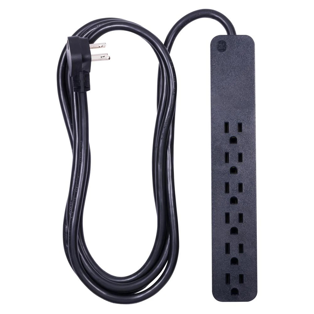 6-outlet Surge Protector, 1560 Joules, 8-ft. Cord With Automatic Shutdown
