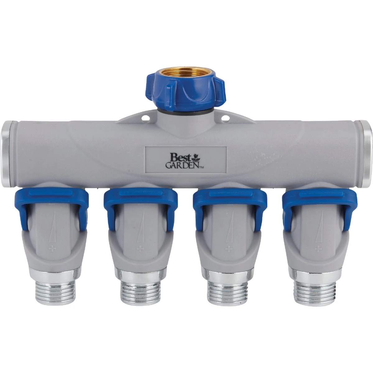 SHUTOFF VALVE, 4 WAY, ALUM