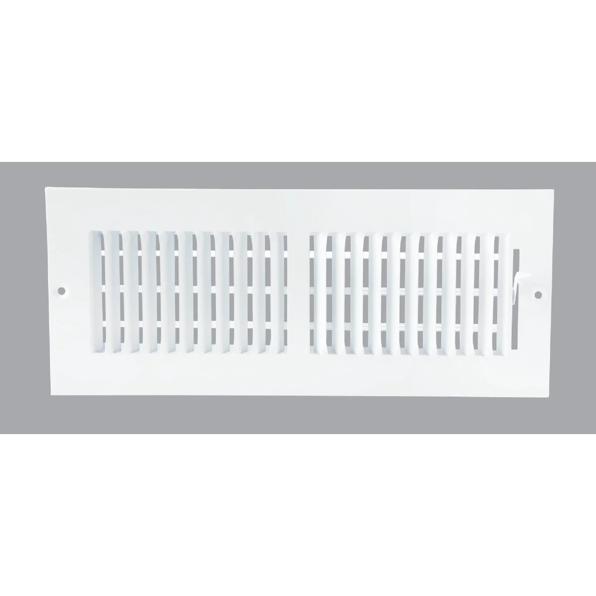 White Steel 5.75 In. Wall Register With 2-way Airflow