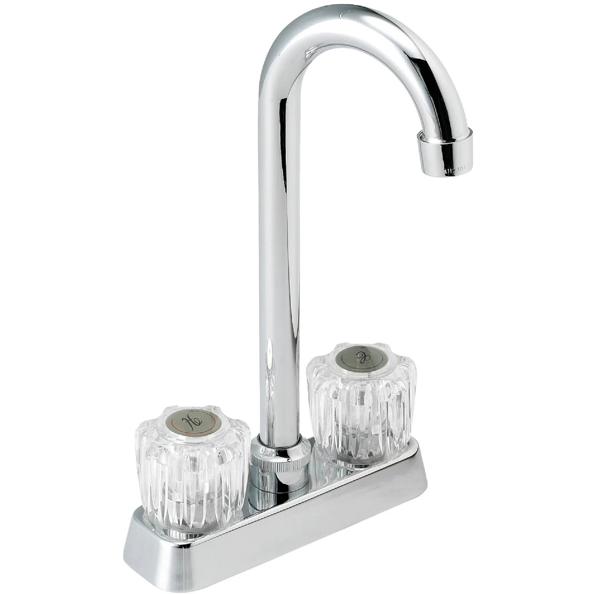 Polished Chrome Round Double Handle Bar Faucet F5111123cp-jpa1