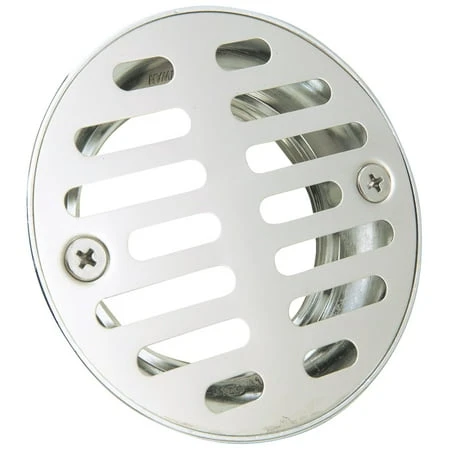 2 Inch Cast Brass Shower Drain With 3-1/2 Inch Stainless Steel Strainer