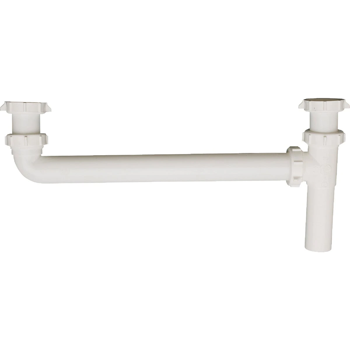 1-1/2 In. X 16 In. White Polypropylene End Outlet Waste With Baffle Tee