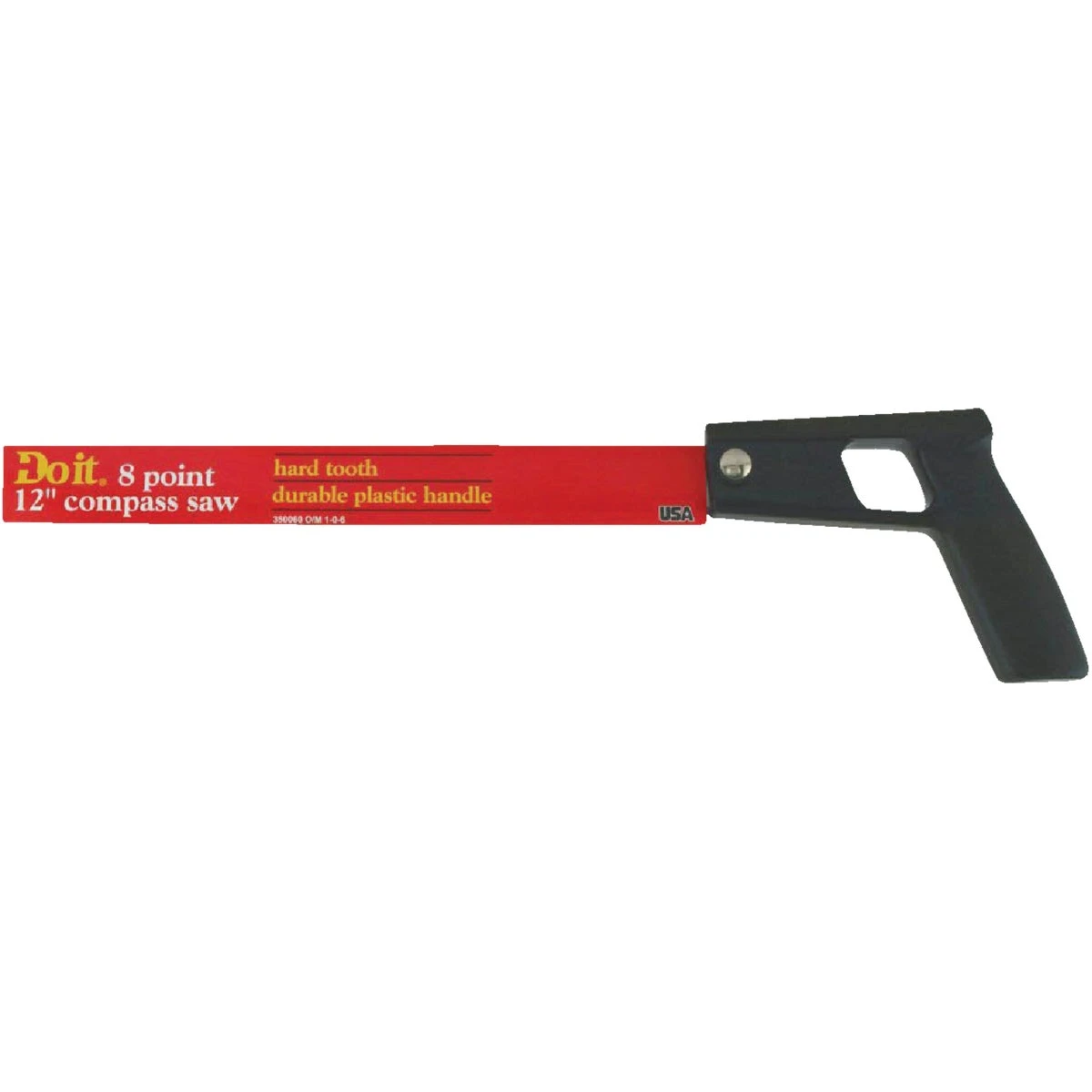 12 Inch Blade 8 Tpi Plastic Handle Compass Saw For Curved Cuts
