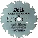 Do it Master Combination 6-1/2 In. 48-Tooth Crosscut/Rip Circular Saw Blade