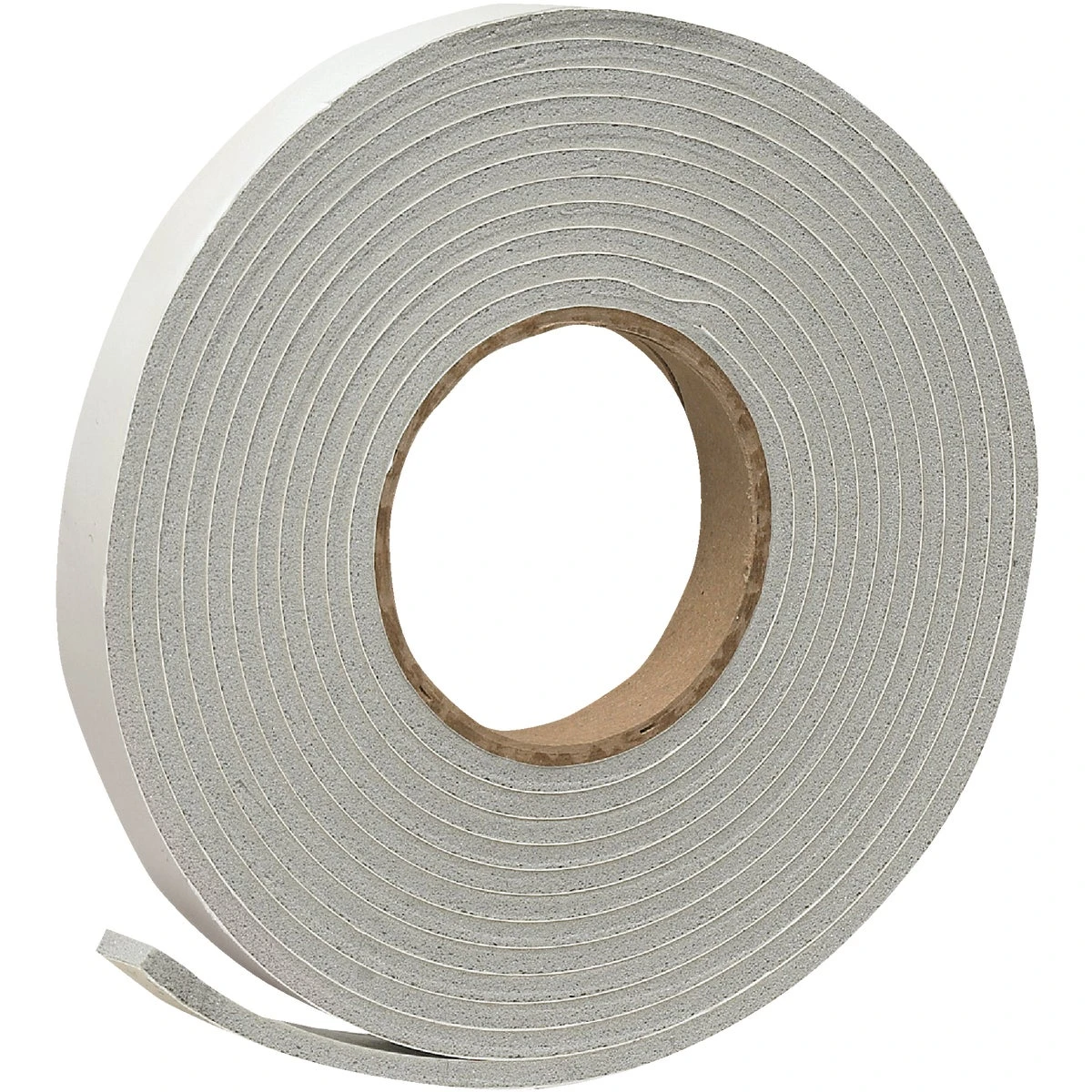 3/4" W X 3/16" T X 17' L Gray Foam Weatherstrip Tape V449hdi