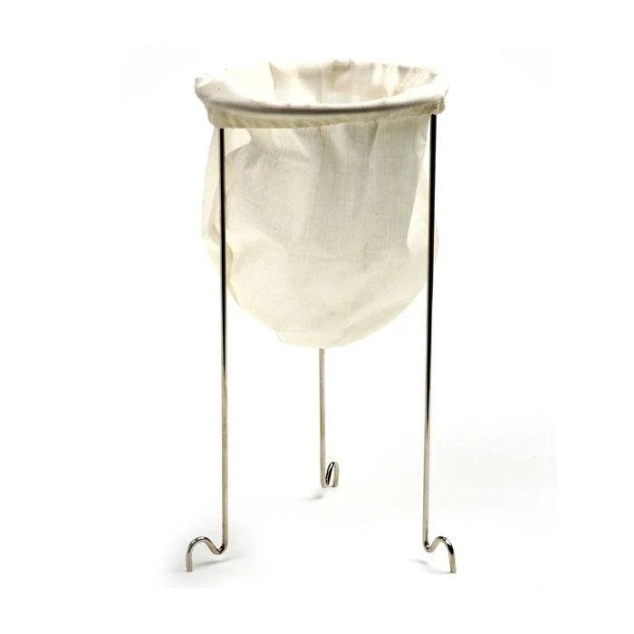 6.5 In. X 12 In. Cotton Jelly Strainer Stand With Bag Model 614