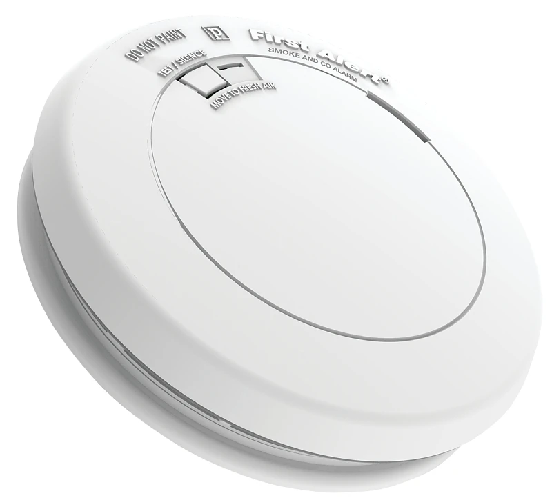 Photoelectric Smoke and Carbon Monoxide Detector Battery Operated