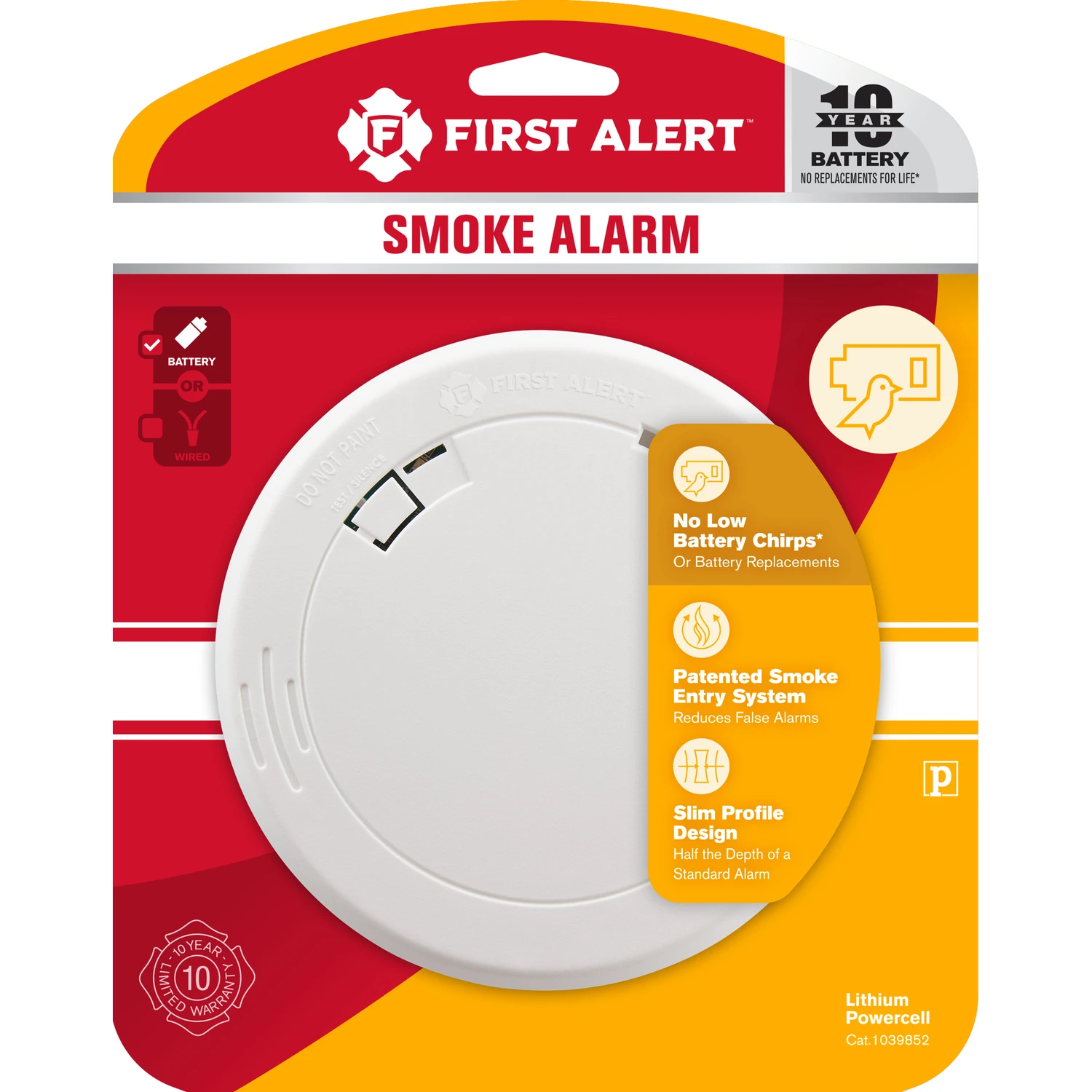Photoelectric Smoke Alarm with 10-Year Sealed Battery for Long-Lasting Fire Detection