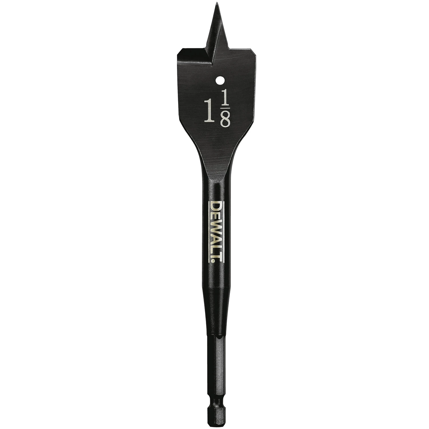 Wood Boring Spade Drill Bit, 1-1/8 x 6 In.
