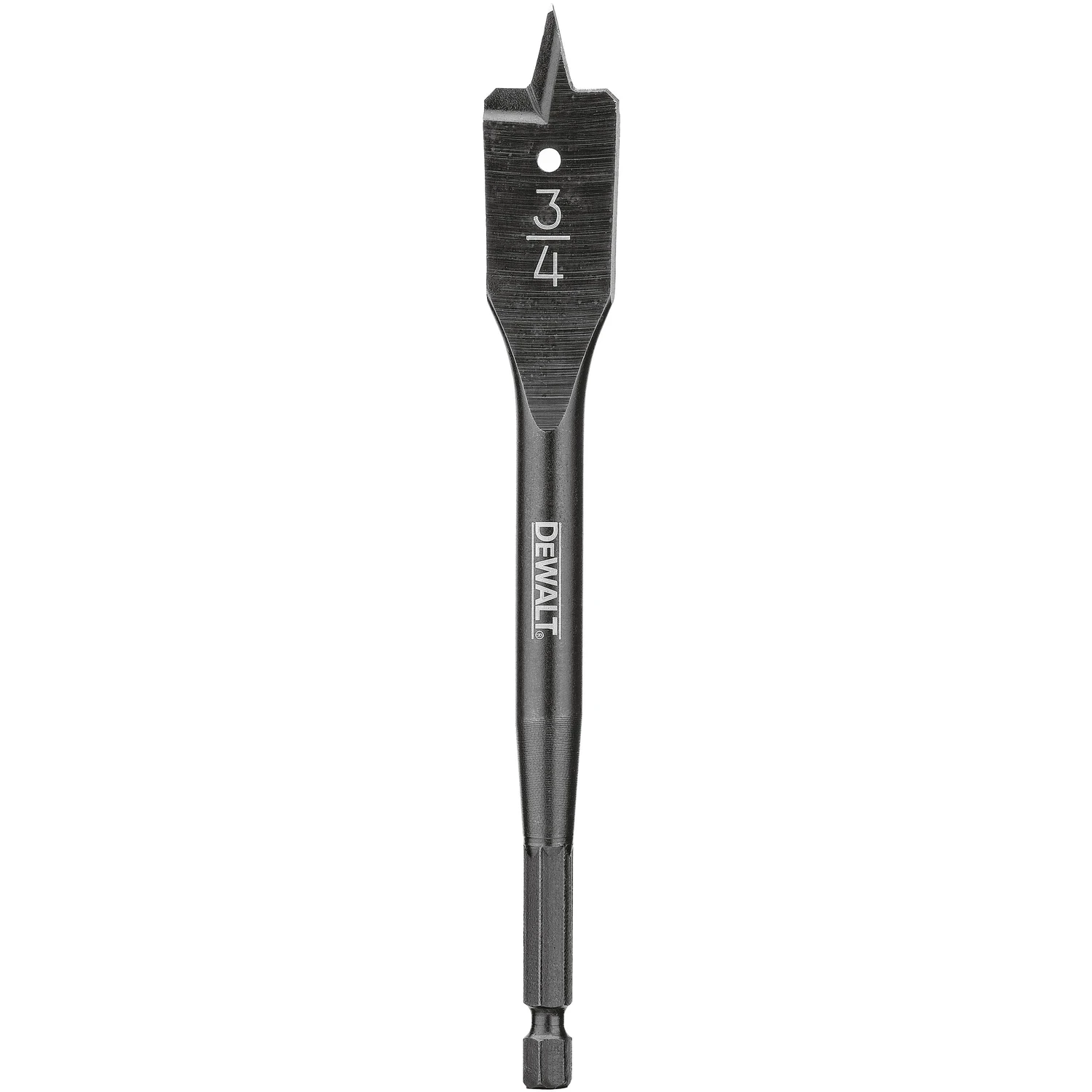 DeWalt 3/4 in. X 6 in. L Carbon Steel Spade Bit Ball Groove Shank 1 pk