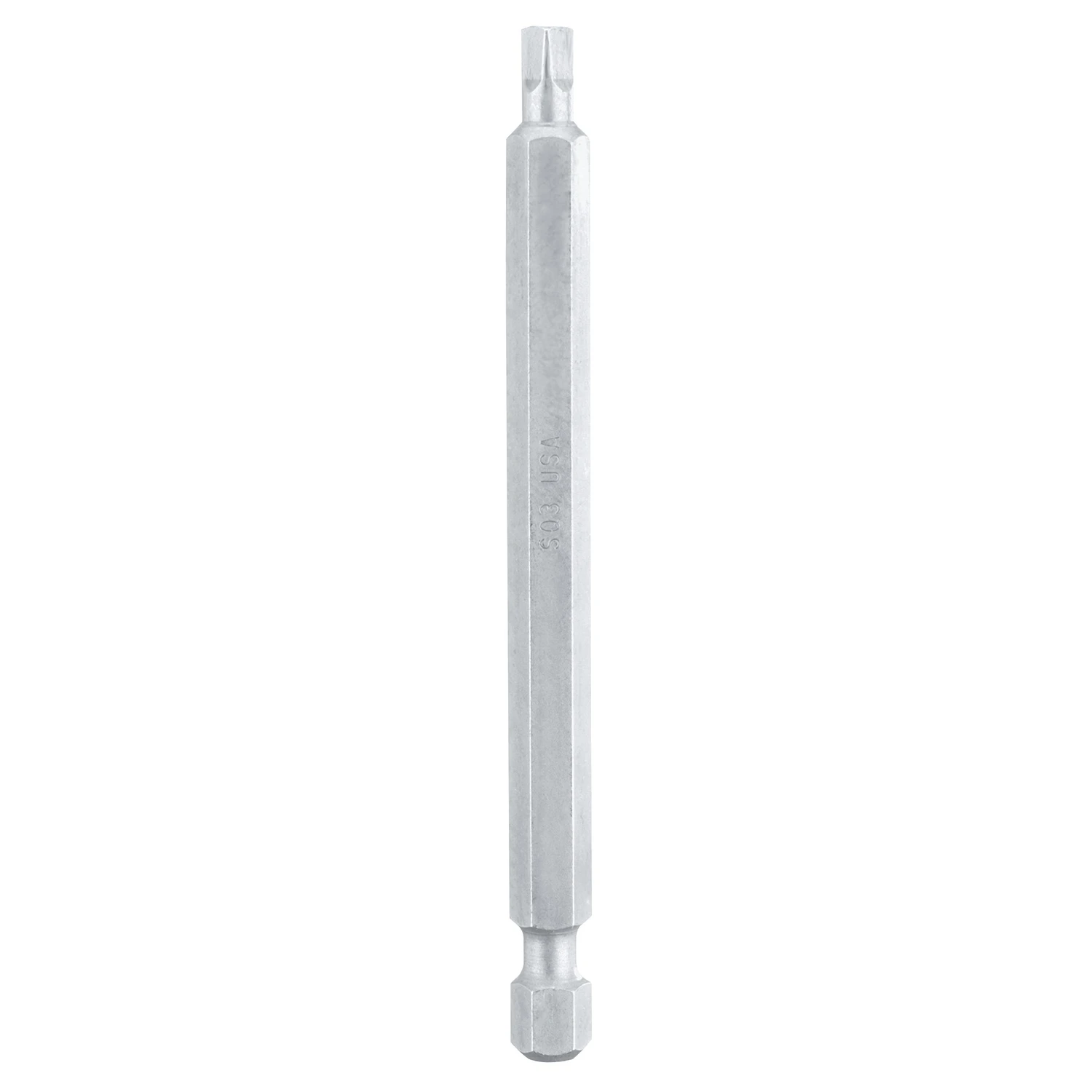 Square Recess #1 3-1/2 In. 1/4 In. Power Screwdriver Bit