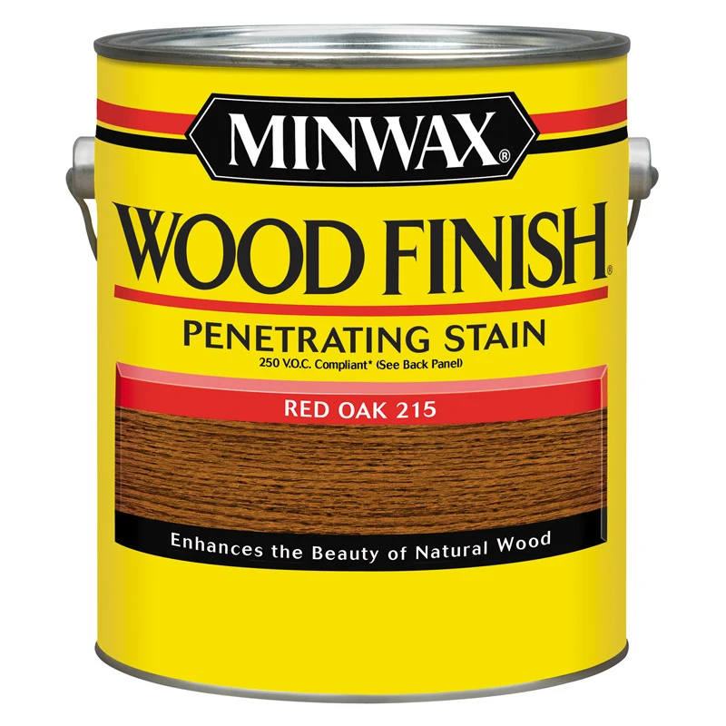 Wood Finish Voc Penetrating Stain, Red Oak, 1 Gallon - Oil-based