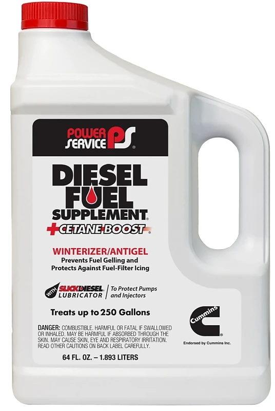 Diesel Fuel Supplement + Cetane Boost, Anti-Gel, 64 oz.