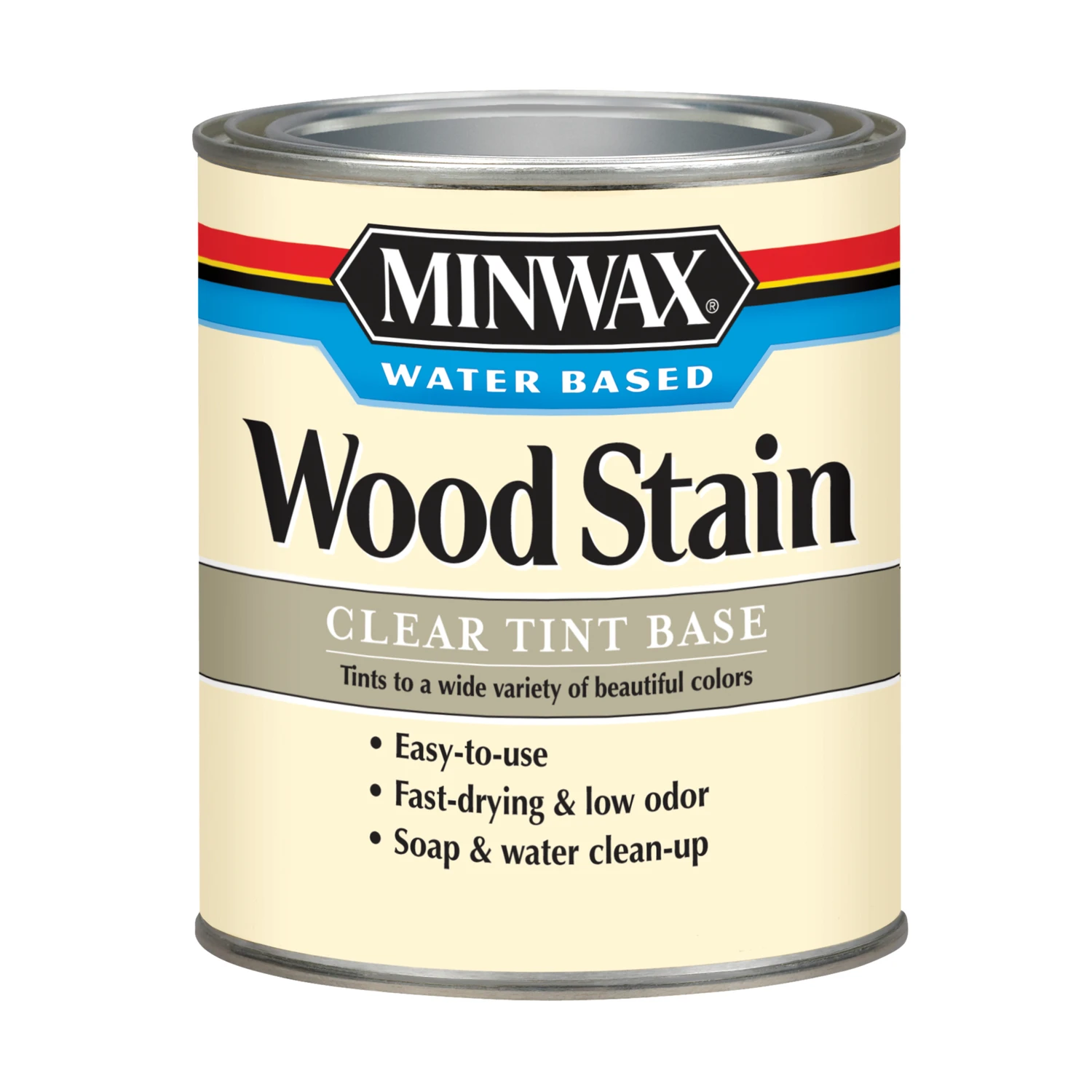 Clear Tint Base Water-Based Interior Wood Stain Quart