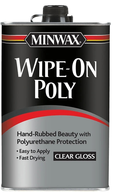 Warm Gloss Wipe-on Interior Polyurethane, 1 Pint - Oil-based Finish