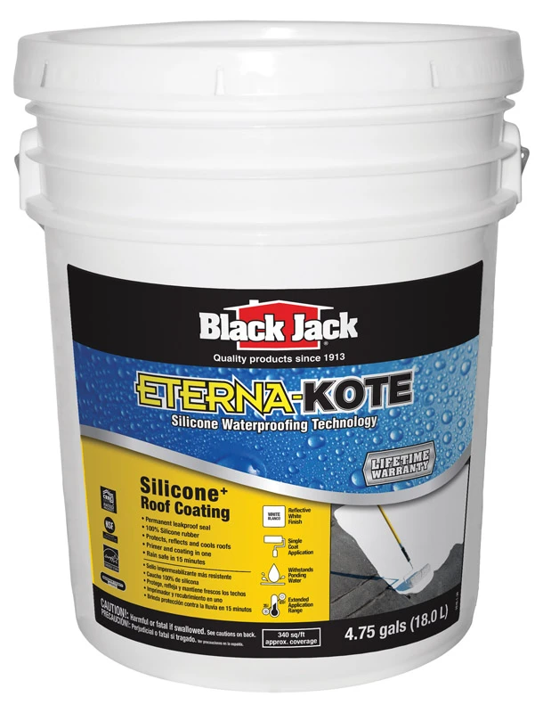 Eterna-kote 5 Gallon White Silicone Roof Coating For Flat Roofs