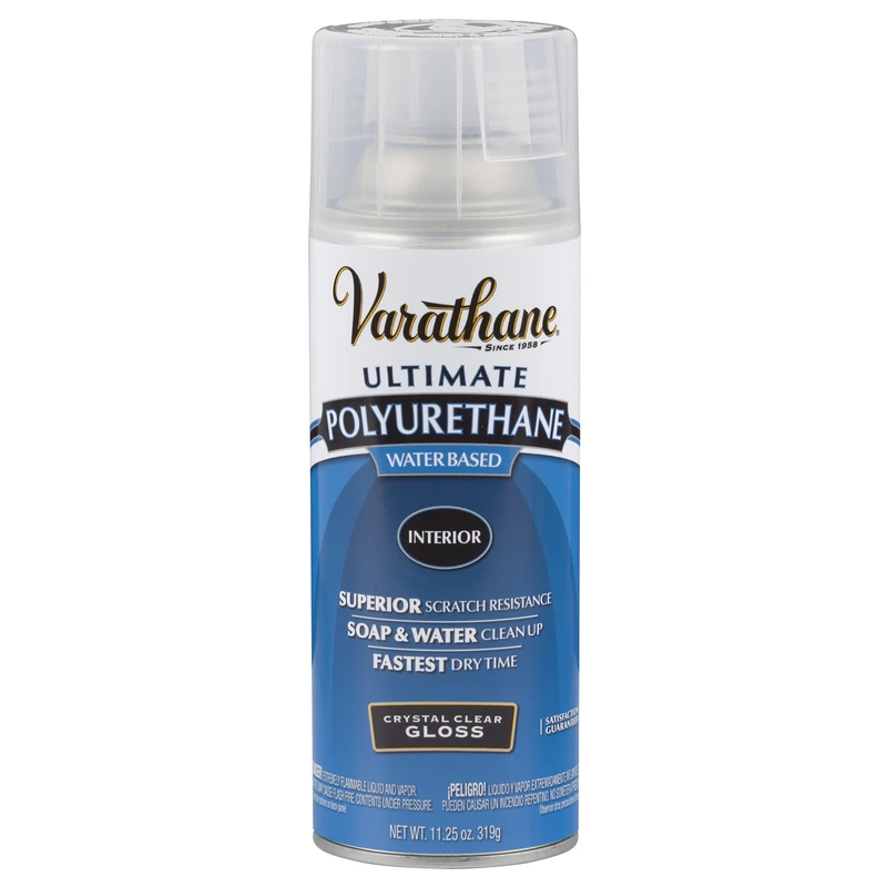 Gloss Interior Diamond Polyurethane Clear Finish, 11.25 Ounce Aerosol Spray Can
