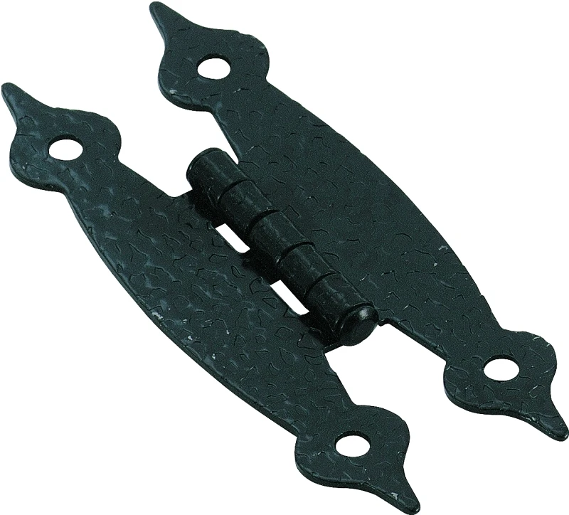 Amerock Colonial 3-1/2 In. Black Flush H-Type Hinge, (2-Pack)