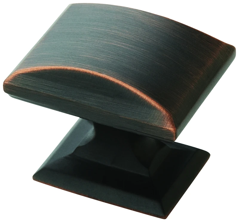Amerock Candler Rectangle Oil-Rubbed Bronze Cabinet Knob