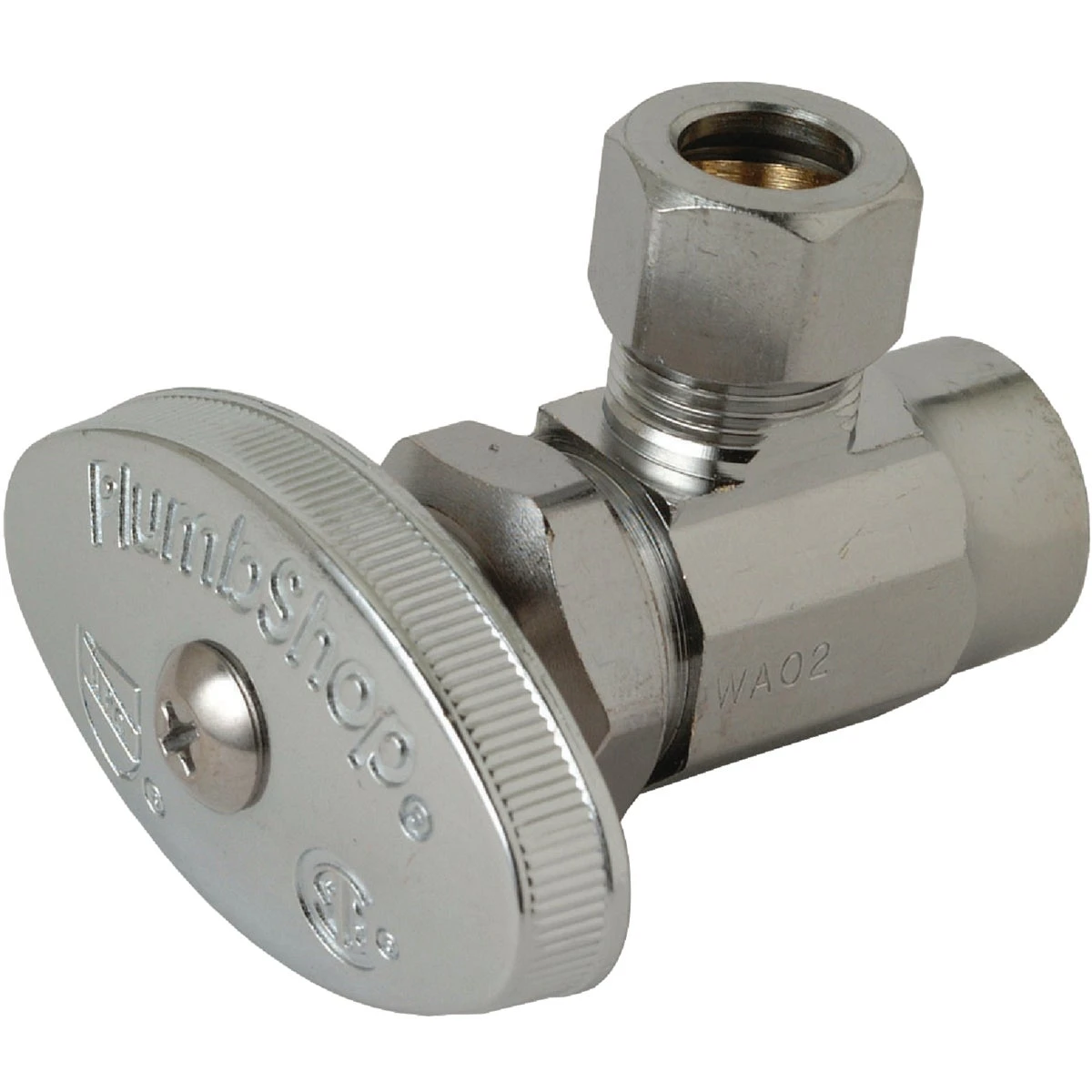 1/2 In. Nominal Sweat Inlet X 3/8 In. O.d. Tub Sweat Angle Valve