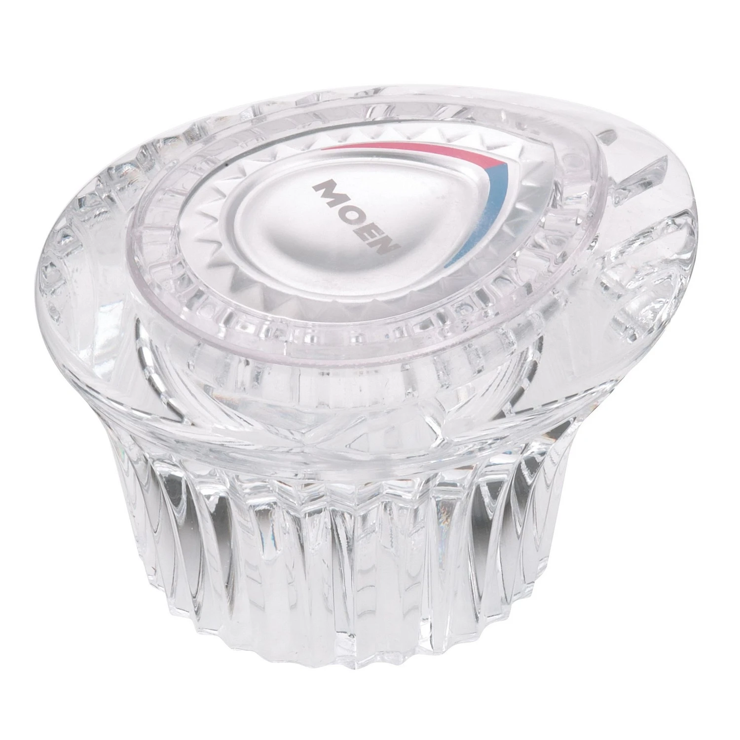 Chateau Acrylic Knob Tub & Shower Replacement Faucet Handle, Clear, 2.5 In.