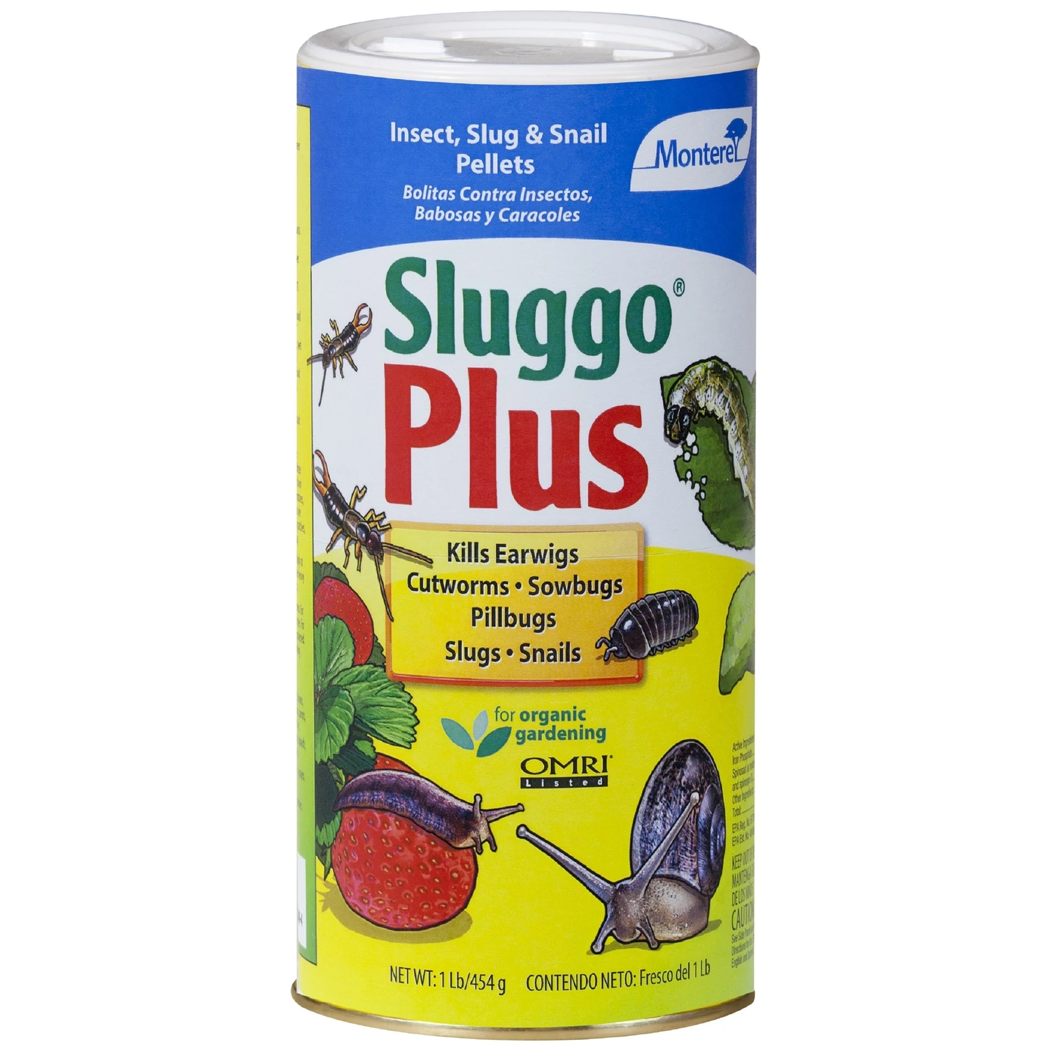 Sluggo Plus 1 Lb Organic Slug & Snail Killer Pellets