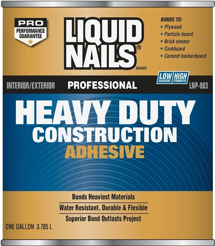 1 Quart Professional Heavy Duty Voc Construction Adhesive
