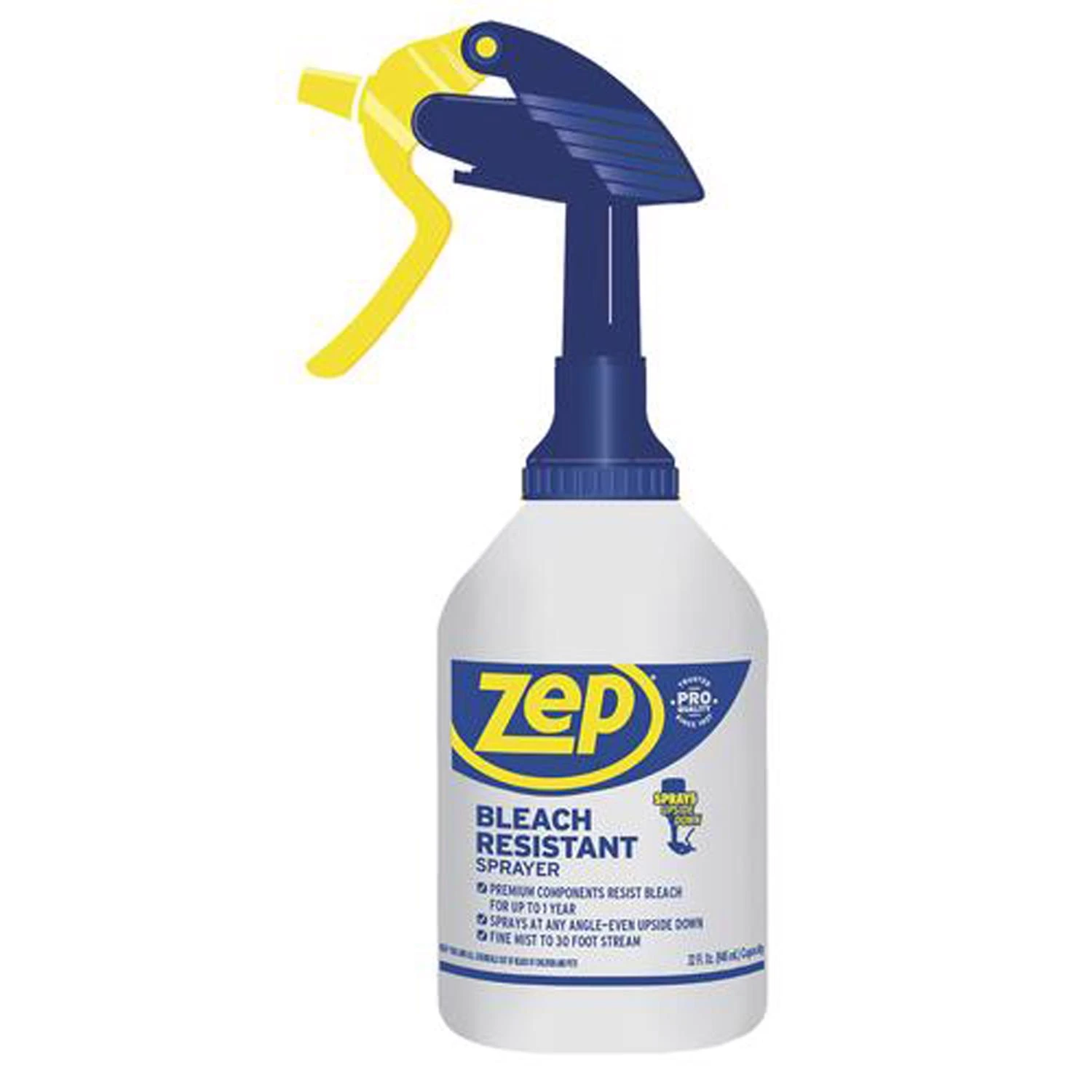 32 Oz. Bleach Resistant Spray Bottle - Adjustable Nozzle, Ergonomic Design
