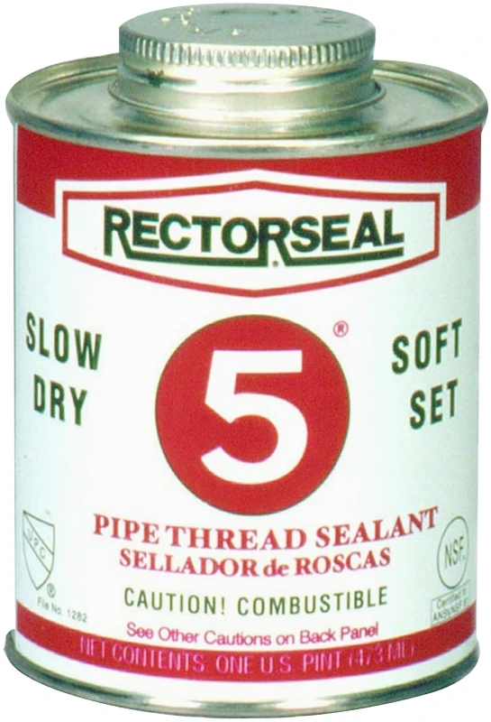 No. 5 16 Oz. Yellow Pipe Thread Sealant For Plumbing Applications