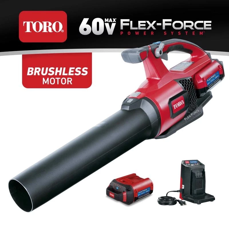 60v Flex-force Cordless Leaf Blower Kit - 115 Mph, 605 Cfm, Battery & Charger Included