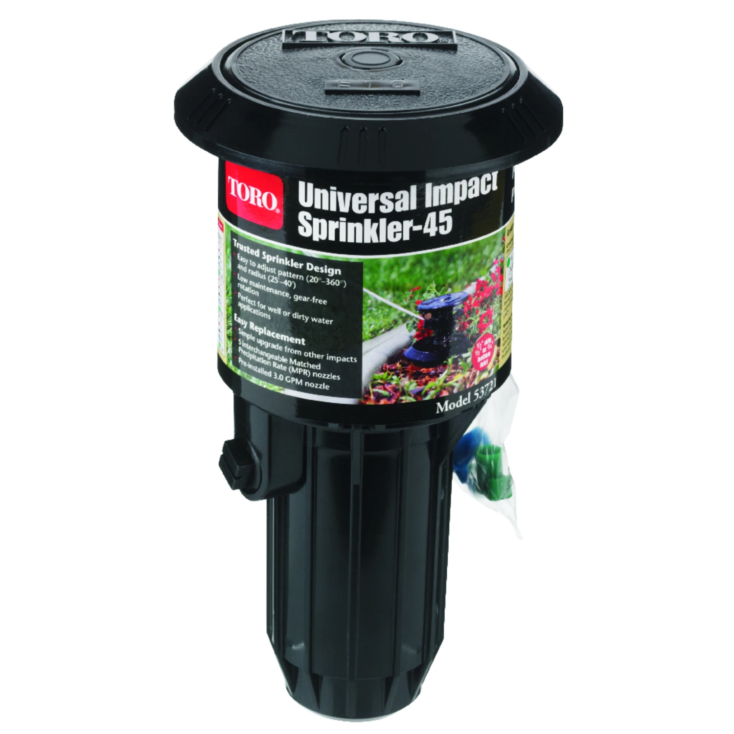 Underground Sprinkler Maxi Gallon Pop-Up Impact Rotor for Lawn Irrigation