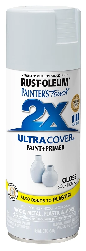 Painter's Touch 2x Ultra Cover 12 Oz. Gloss Spray Paint, Solstice Blue