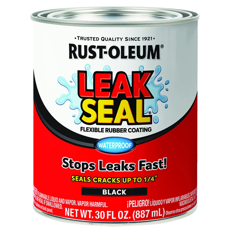 Leakseal 30 Oz. Black Flexible Rubber Coating For Interior/exterior Use