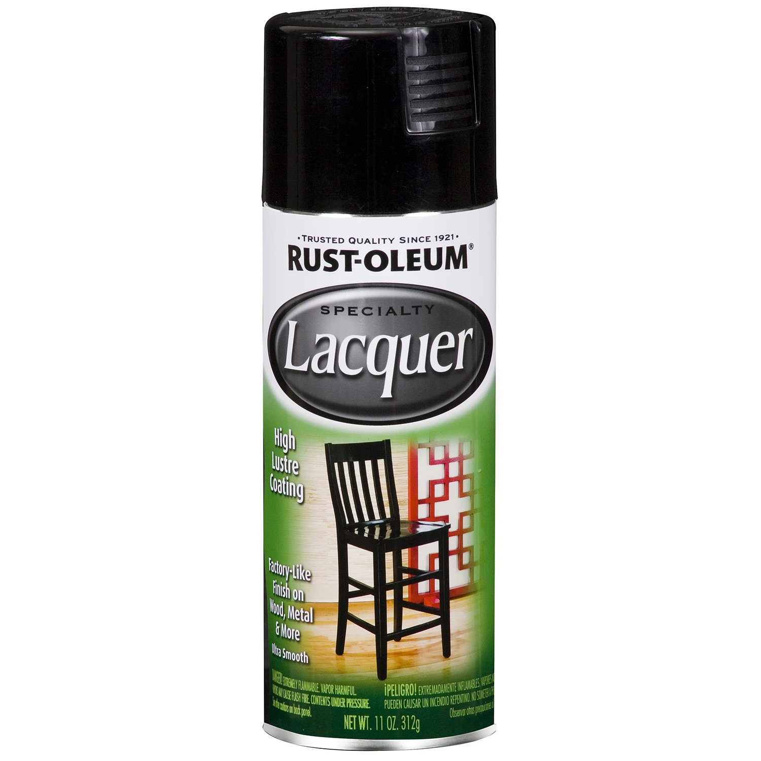 Specialty Gloss Black Lacquer Spray Paint 11 Oz - Ultra-hard Finish