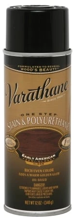 Stain & Polyurethane, Oil-Based, Early American, 12-Oz.