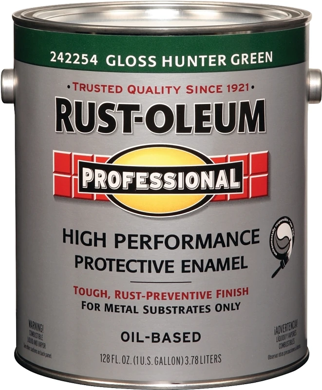 Professional Gloss Hunter Green Oil-based Enamel Paint, 1 Gallon
