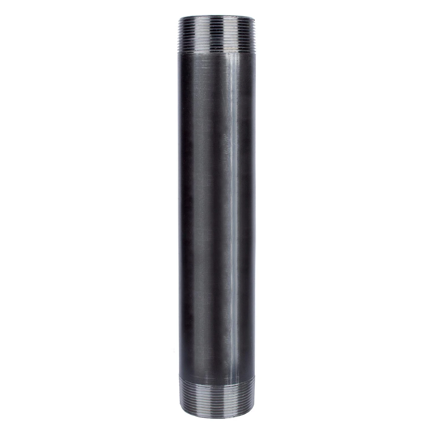 2 In. Mip X 2 In. D Mip Black Steel 12 In. L Nipple