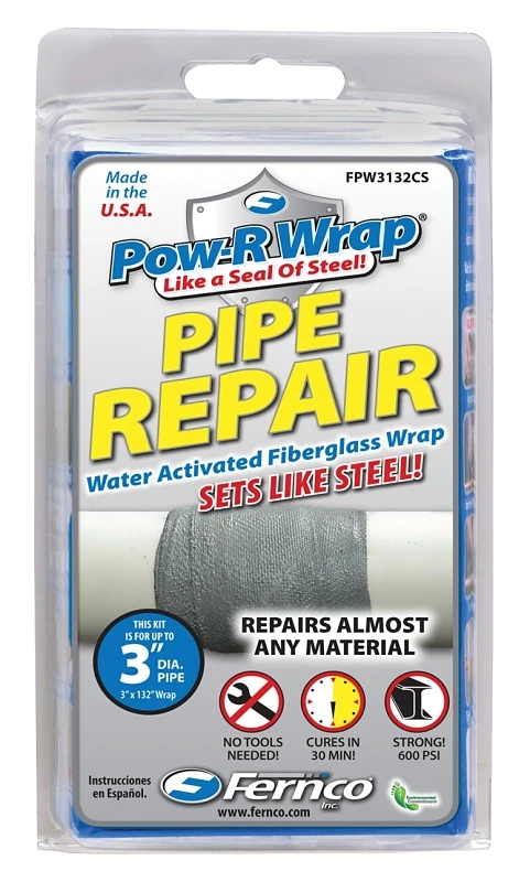 3 In. X 132 In. Fiberglass Pipe Repair Kit - Model Fpw3132cs