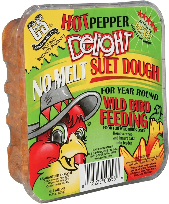 11.75 Oz. Hot Pepper Delight No Melt Suet For Wild Birds