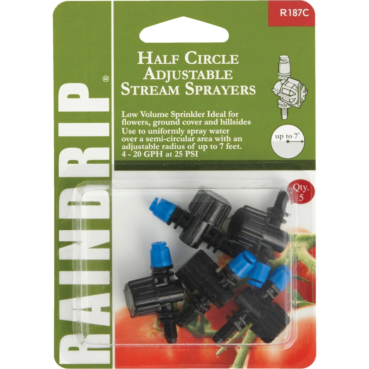 Raindrip Half-Circle Drip Irrigation Micro Spray 20 gph Raindrip Half-Circle Drip Irrigation Micro Spray 20 gph