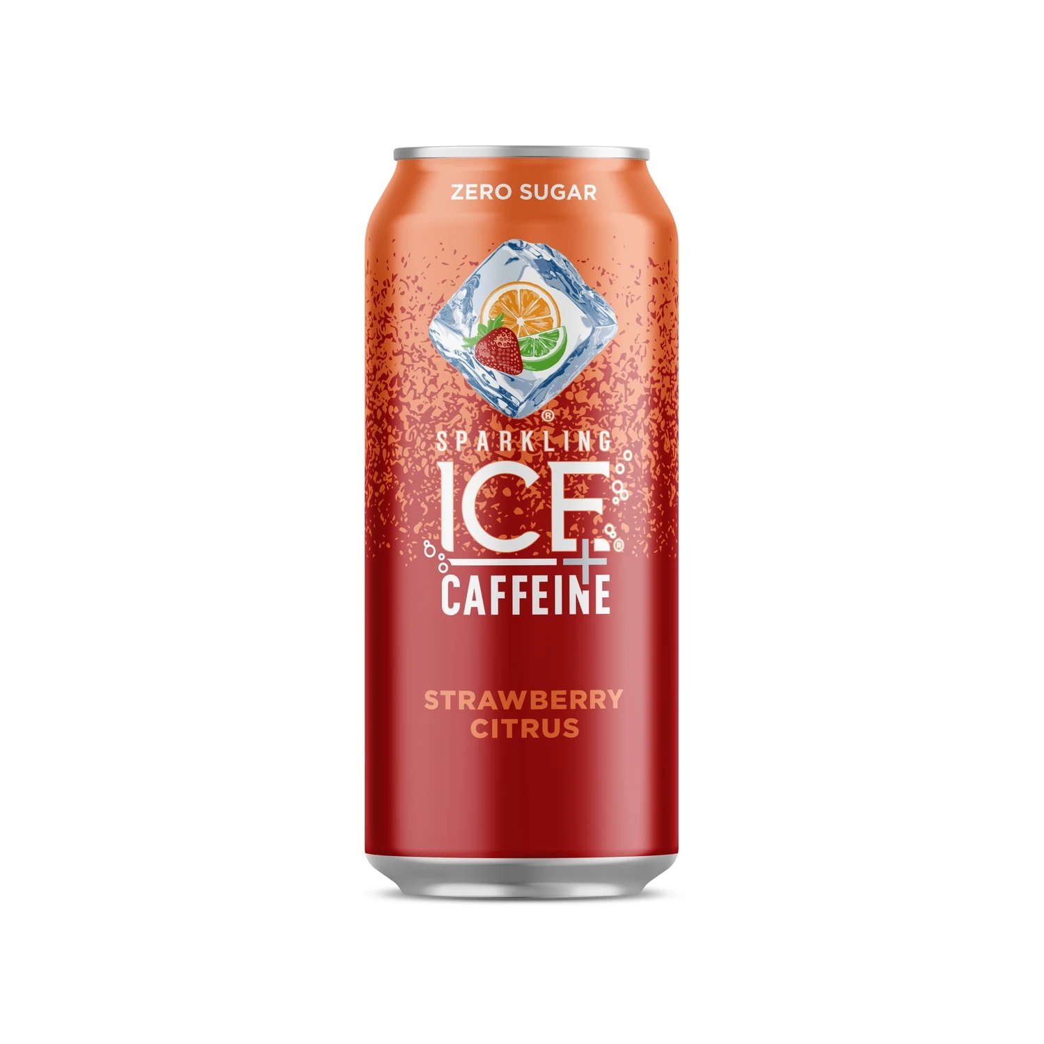 Caffeine Strawberry Citrus Sparkling Water, 16 oz.