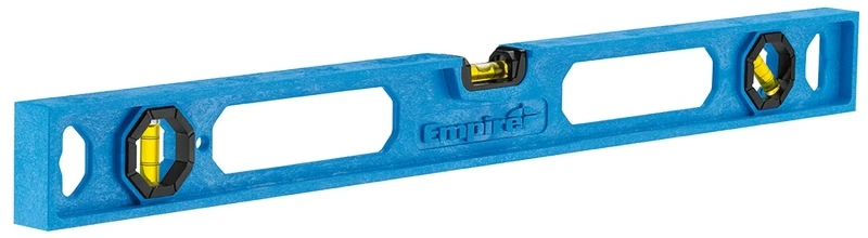 24 Inch Plastic Polycast I-beam Level With 3 Durable Acrylic Vials