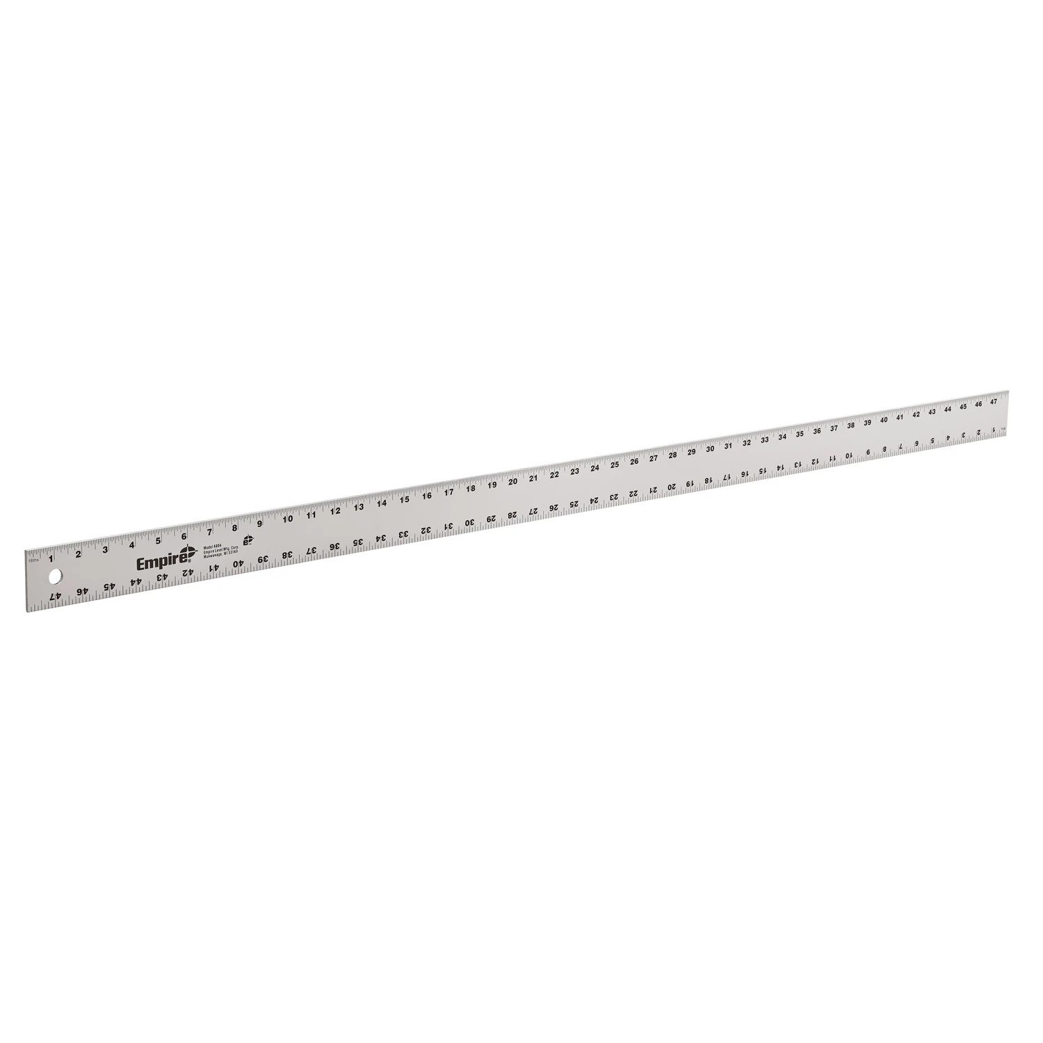 48 In. Heavy-duty Aluminum Straight Edge Ruler With Inch Graduations