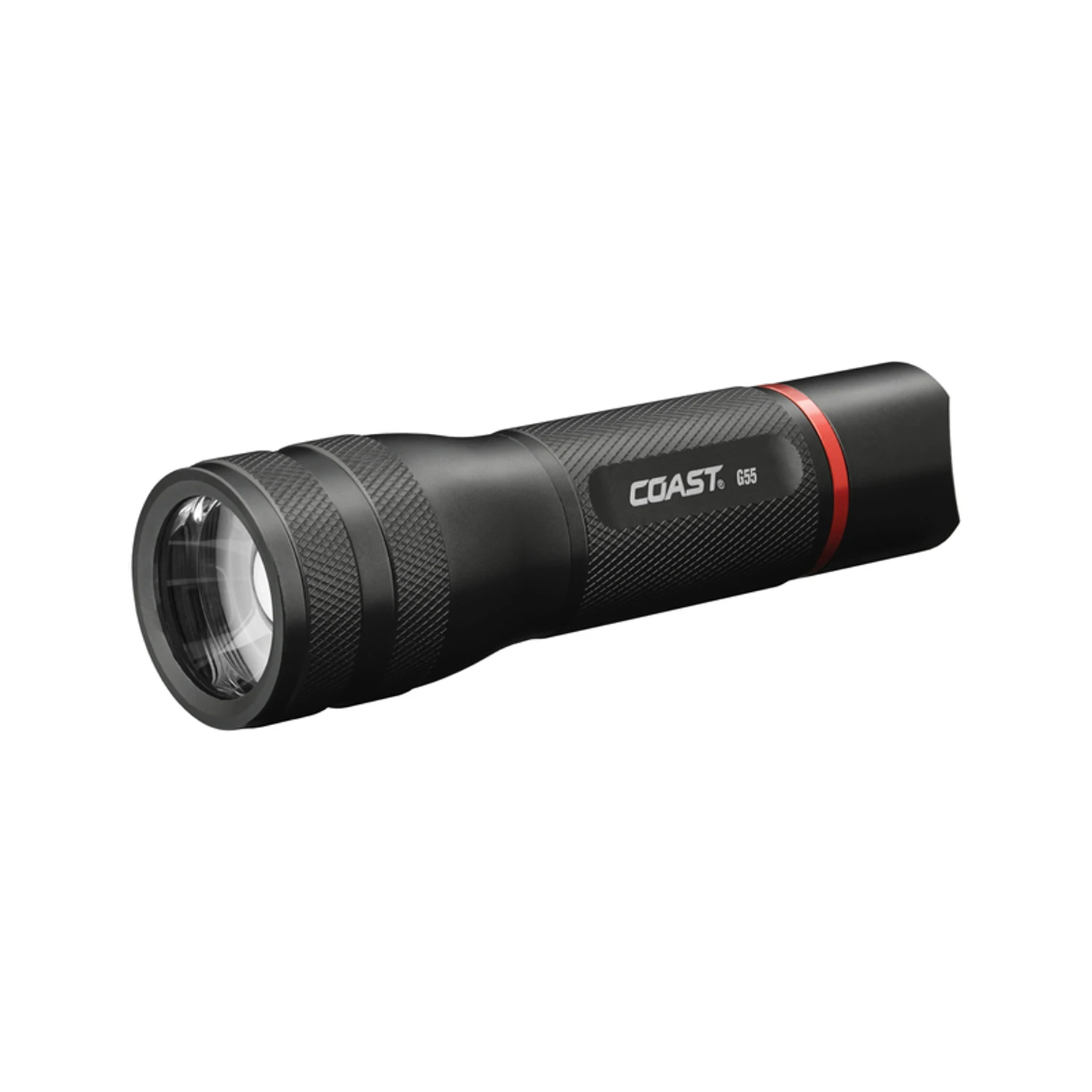 G55 650 Lumen Black Led Flashlight With Aaa Battery Compatibility
