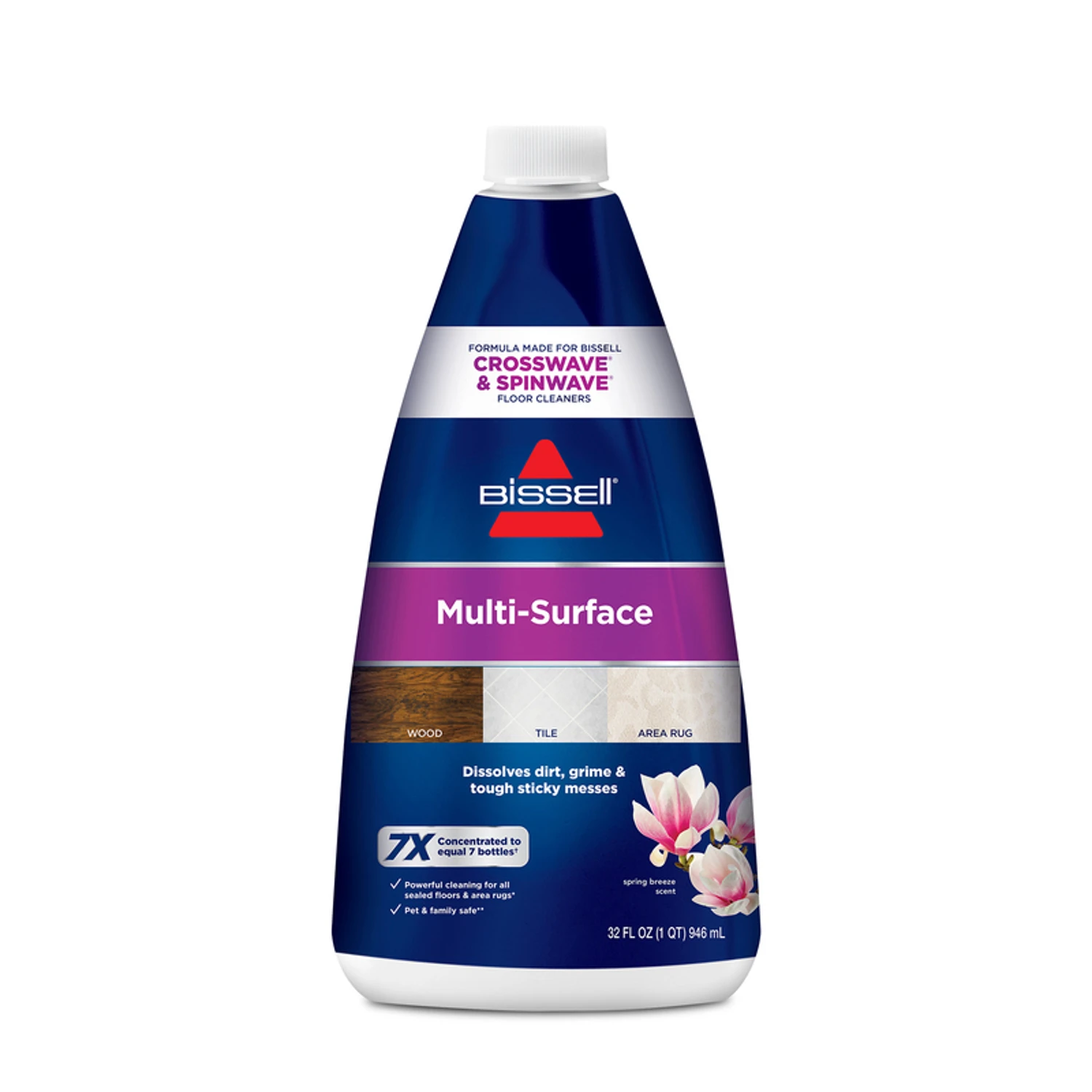 32 Oz. Multi-surface Floor Cleaner - Spring Breeze Scent, Safe For Pets