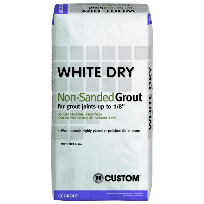 25 Lb. White Non-sanded Tile Grout For Interior And Exterior Use